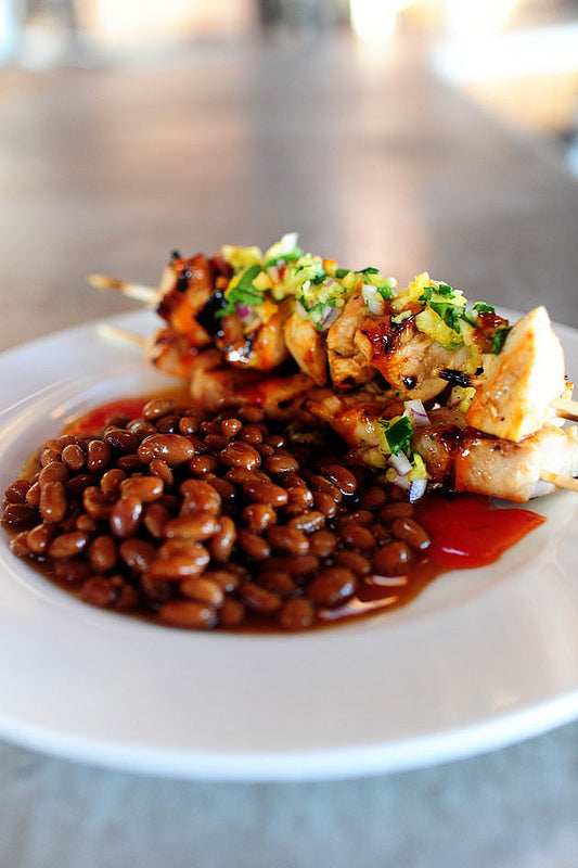 Maple Glazed Chicken Kebabs With Jalapeño Salsa Recipe Vermont Maple